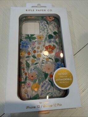 Rifle Paper Co. Floral Clear iPhone 12/12 Pro Case — Multicolor Flowers